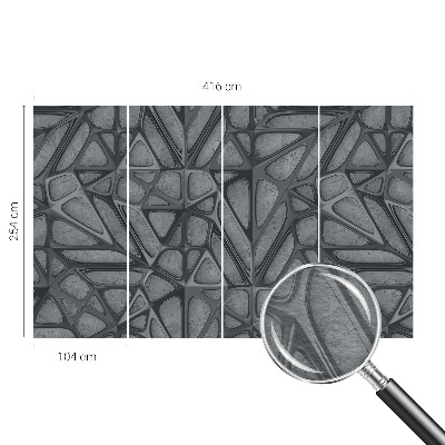 Fototapete fürs Kinderzimmer mit geometrischen Mustern