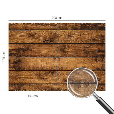 Fototapete fürs Wohnzimmer mit Motiv Holzbretter