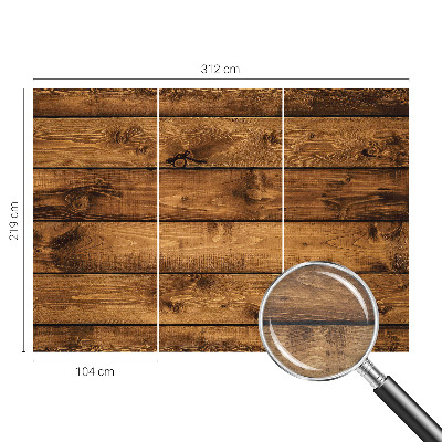 Fototapete fürs Wohnzimmer mit Motiv Holzbretter