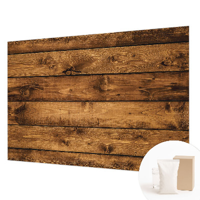 Fototapete fürs Wohnzimmer mit Motiv Holzbretter