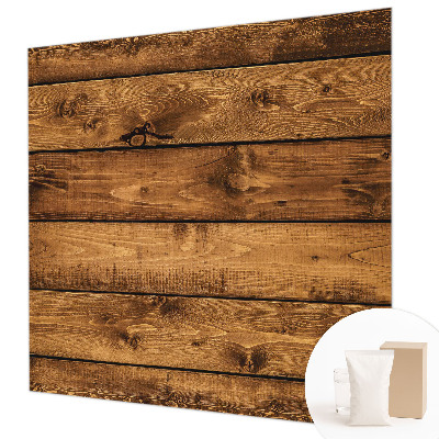Fototapete fürs Wohnzimmer mit Motiv Holzbretter
