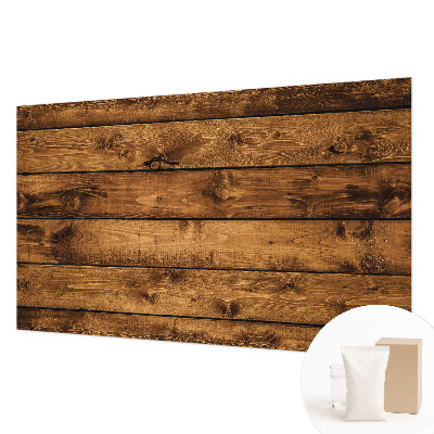 Fototapete fürs Wohnzimmer mit Motiv Holzbretter