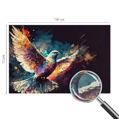 Fototapete aus Vlies Farbenfroher Vogel