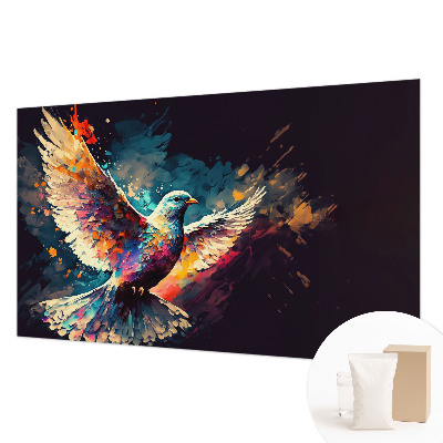 Fototapete aus Vlies Farbenfroher Vogel