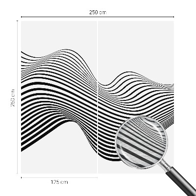 Wand-Fototapete mit dynamischer abstrakter Gestaltung