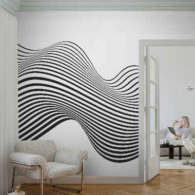 Wand-Fototapete mit dynamischer abstrakter Gestaltung