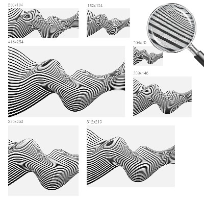 Wand-Fototapete mit dynamischer abstrakter Gestaltung