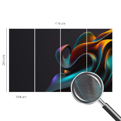 Vlies-Fototapete fürs Kinderzimmer Farbenfroher Wirbel