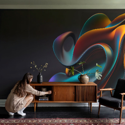 Vlies-Fototapete fürs Kinderzimmer Farbenfroher Wirbel