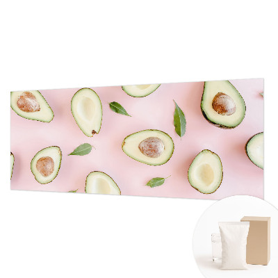 Vliestapete fürs Wohnzimmer mit Avocado-Motiv aus weichem Vliesmaterial