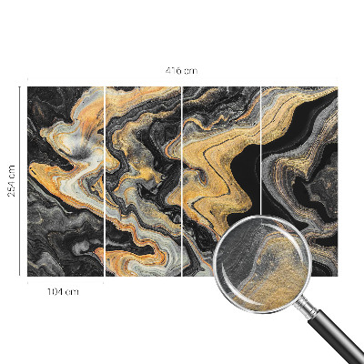 Vliestapete fürs Schlafzimmer Kaleidoskop der Linien