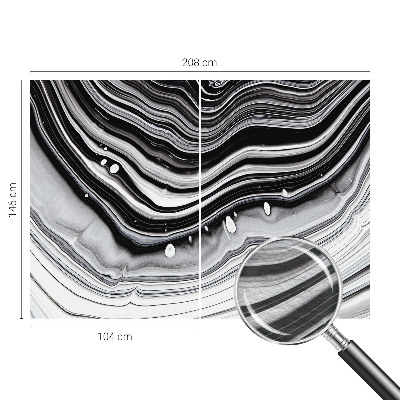 Bedruckte Vlies-Fototapete mit optischen Wellen als Motiv