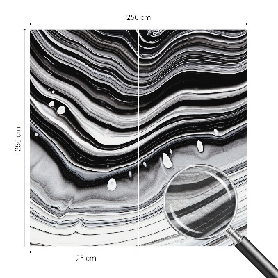 Bedruckte Vlies-Fototapete mit optischen Wellen als Motiv