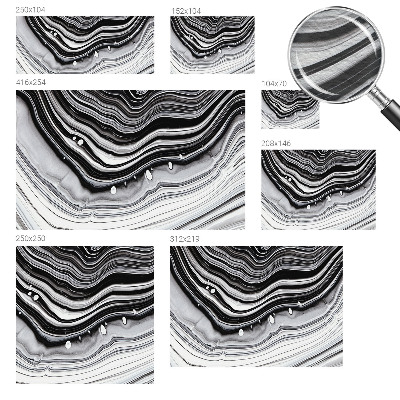 Bedruckte Vlies-Fototapete mit optischen Wellen als Motiv