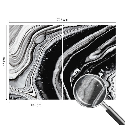 Motivtapete mit monochromatischen Wellen als Muster