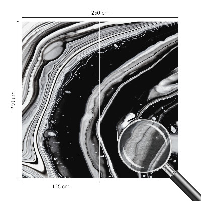 Motivtapete mit monochromatischen Wellen als Muster