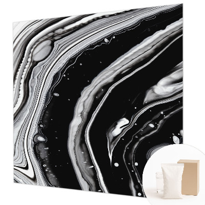 Motivtapete mit monochromatischen Wellen als Muster