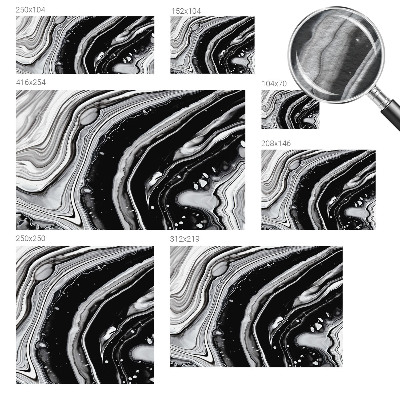 Motivtapete mit monochromatischen Wellen als Muster