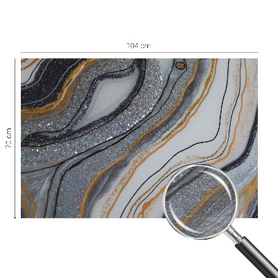 Moderne Vlies-Fototapete mit Steinwellen-Motiv