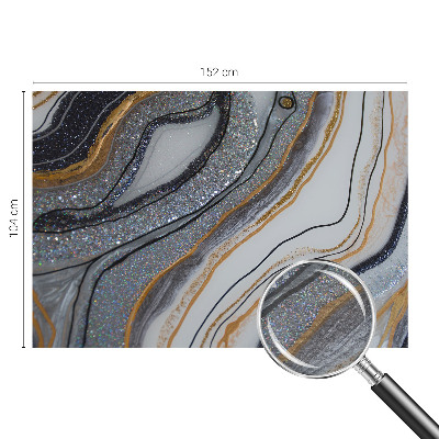 Moderne Vlies-Fototapete mit Steinwellen-Motiv
