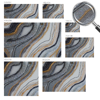 Moderne Vlies-Fototapete mit Steinwellen-Motiv