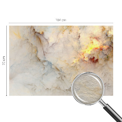 Dekorative Wand-Fototapete mit einem farbenfrohen Landschaftsmotiv