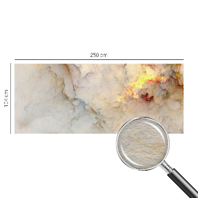 Dekorative Wand-Fototapete mit einem farbenfrohen Landschaftsmotiv