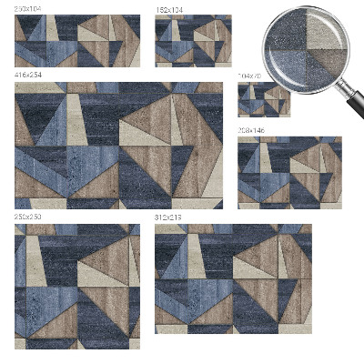 Fototapete fürs Wohnzimmer Geometrische Muster