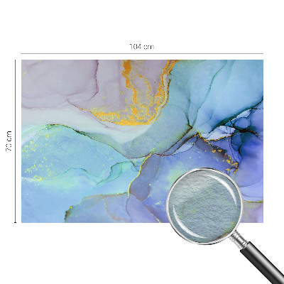 Vlies-Fototapete mit Aquarellformen als Motiv