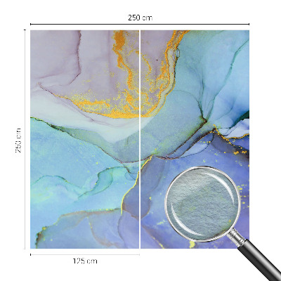 Vlies-Fototapete mit Aquarellformen als Motiv