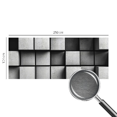 Wandtapete Geometrische Würfel