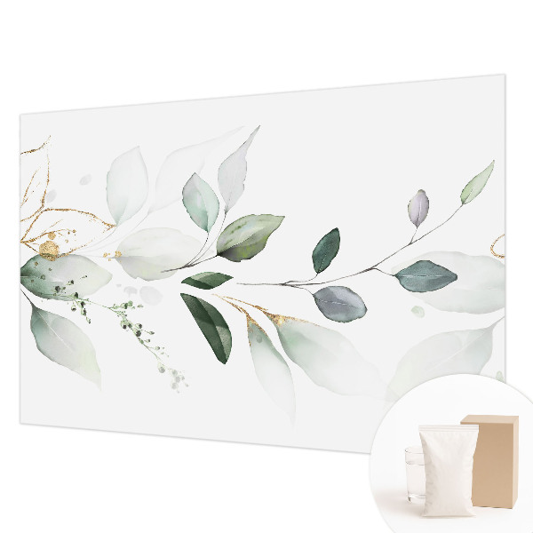 Vlies-Fototapete nach Maß Grüne Blätter