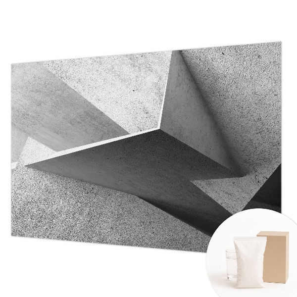 Vlies-Fototapete fürs Wohnzimmer mit geometrischem Muster