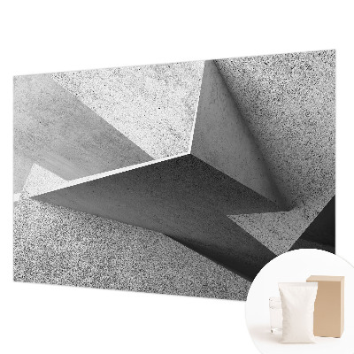 Vlies-Fototapete fürs Wohnzimmer mit geometrischem Muster