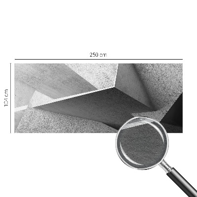 Vlies-Fototapete fürs Wohnzimmer mit geometrischem Muster