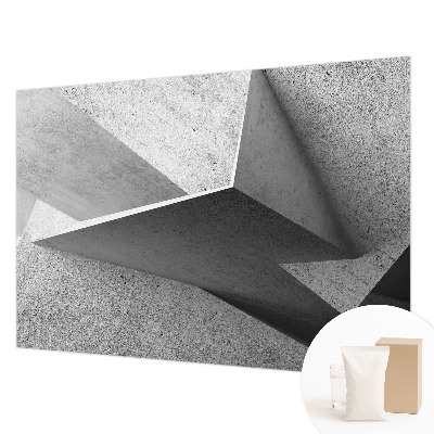 Vlies-Fototapete fürs Wohnzimmer mit geometrischem Muster
