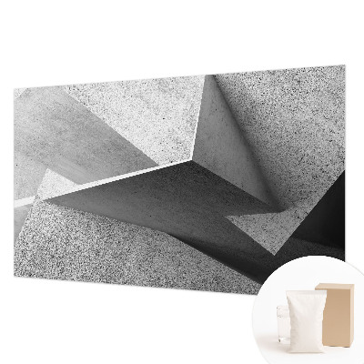 Vlies-Fototapete fürs Wohnzimmer mit geometrischem Muster
