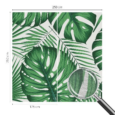Vlies-Fototapete fürs Kinderzimmer Tropische Blätter