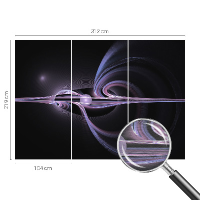Bedruckte Vlies-Fototapete mit einem Motiv ‚Kosmische Abstraktion‘