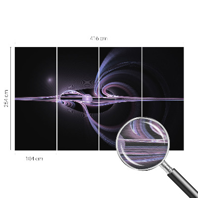 Bedruckte Vlies-Fototapete mit einem Motiv ‚Kosmische Abstraktion‘