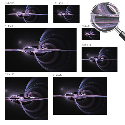Bedruckte Vlies-Fototapete mit einem Motiv ‚Kosmische Abstraktion‘