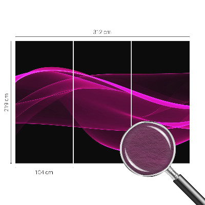 Motivtapete Rosa Bänder