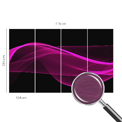 Motivtapete Rosa Bänder