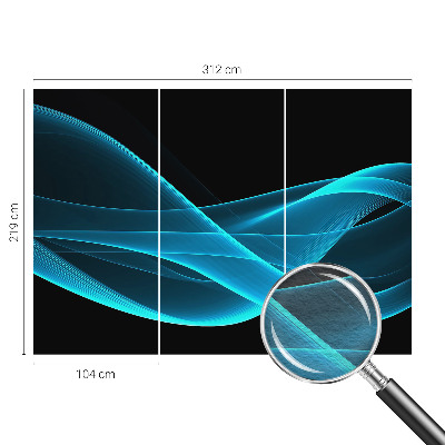 Dekorative Wand-Fototapete Auffällige Wellen