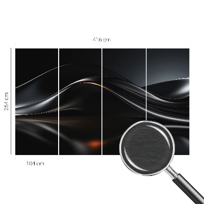 Bildtapete Metallische Wellen