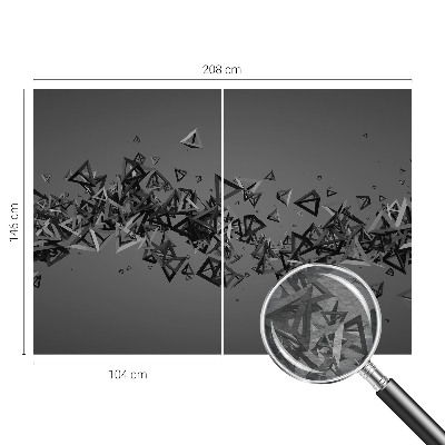 Fototapete nach Maß mit einem Muster aus geometrischen Abstraktionen