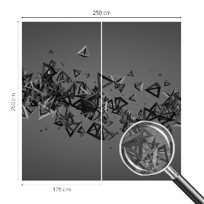 Fototapete nach Maß mit einem Muster aus geometrischen Abstraktionen