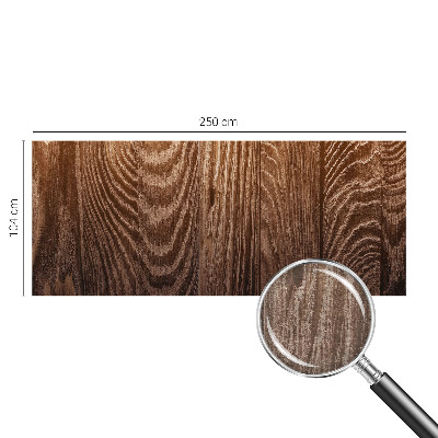 Motivtapete aus Vlies mit Holzringen