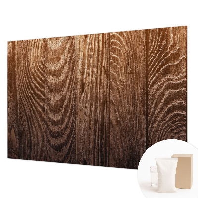 Motivtapete aus Vlies mit Holzringen