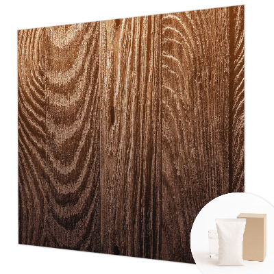 Motivtapete aus Vlies mit Holzringen